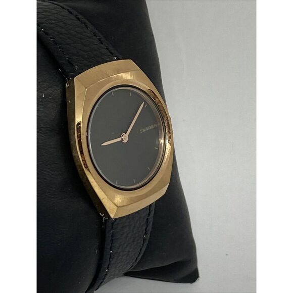 Skagen Asta SKW2651 Women\'s Black Leather Analog Dial Quartz Wrist Watch JK592 main image 10